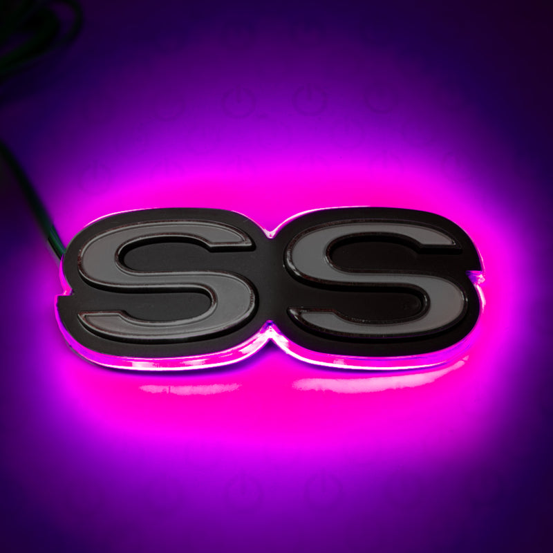 Oracle Chevrolet Camaro SS Illuminated Emblem - Pink