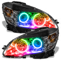 Oracle 08-11 Mercedes Benz C-Class Pre-Assem. Headlights Chrome Housing- w/2.0 Controller