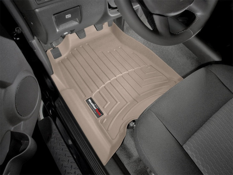 WeatherTech 04+ GMC Canyon Ext Cab Front FloorLiner - Tan