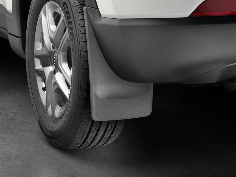 WeatherTech 2018+ Jeep Compass Rear No Drill MudFlaps - Black