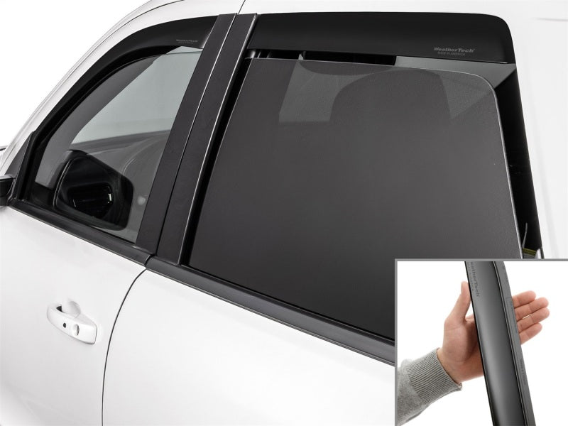 WeatherTech 11-26 Dodge Durango Front Rear Front & Rear Side Window Deflectors - Matte Blk