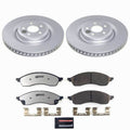Power Stop 21-24 Ford Edge Front Z36 Coated Truck & Tow Brake Kit