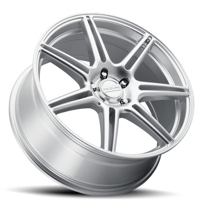 Raceline 148HS Apex 17x7.5in / 5X100 / 5X114.3 BP / 40mm Offset / 72.62mm Bore - Hyper Silver