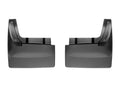 WeatherTech 2010+ Dodge Ram 3500 Dually w/ Flares No Drill Mudflaps - Black