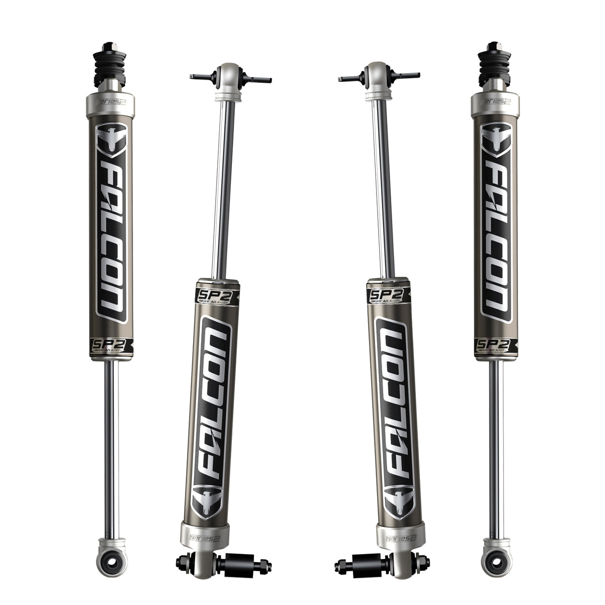 07-18 Jeep Wrangler JK 4 Door SP2 2.1 Monotube Shock Kit 1.5-2.5 Inch Lift Falcon Shocks