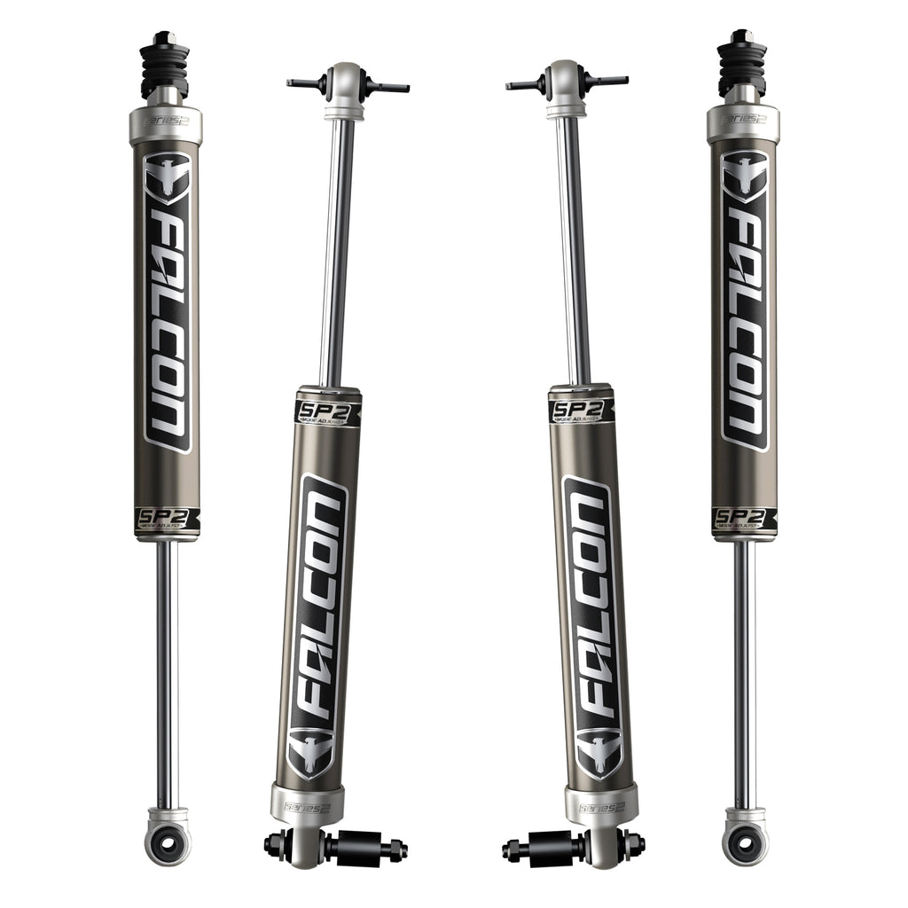 07-18 Jeep Wrangler JK 4 Door SP2 2.1 Monotube Shock Kit 4-6 Inch Lift Falcon Shocks