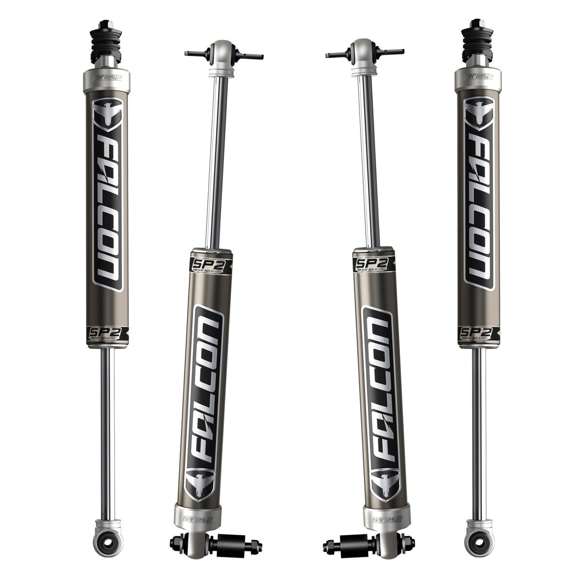 07-18 Jeep Wrangler JK 4 Door SP2 2.1 Monotube Shock Kit 4-6 Inch Lift Falcon Shocks