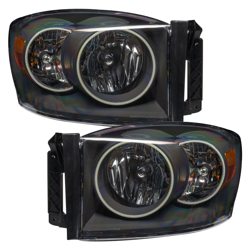 Oracle 07-08 Dodge Ram SMD HL - Black - ColorSHIFT w/ BC1 Controller