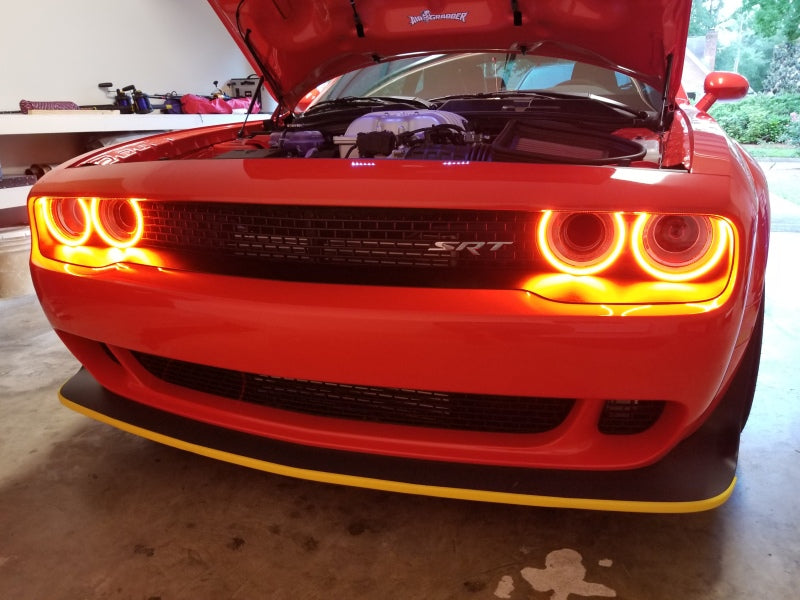 Oracle Dodge Challenger 15-21 LED Waterproof Halo Kit - ColorSHIFT