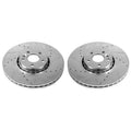 Power Stop 2000 Volvo V70 Front Evolution Drilled & Slotted Rotors - Pair