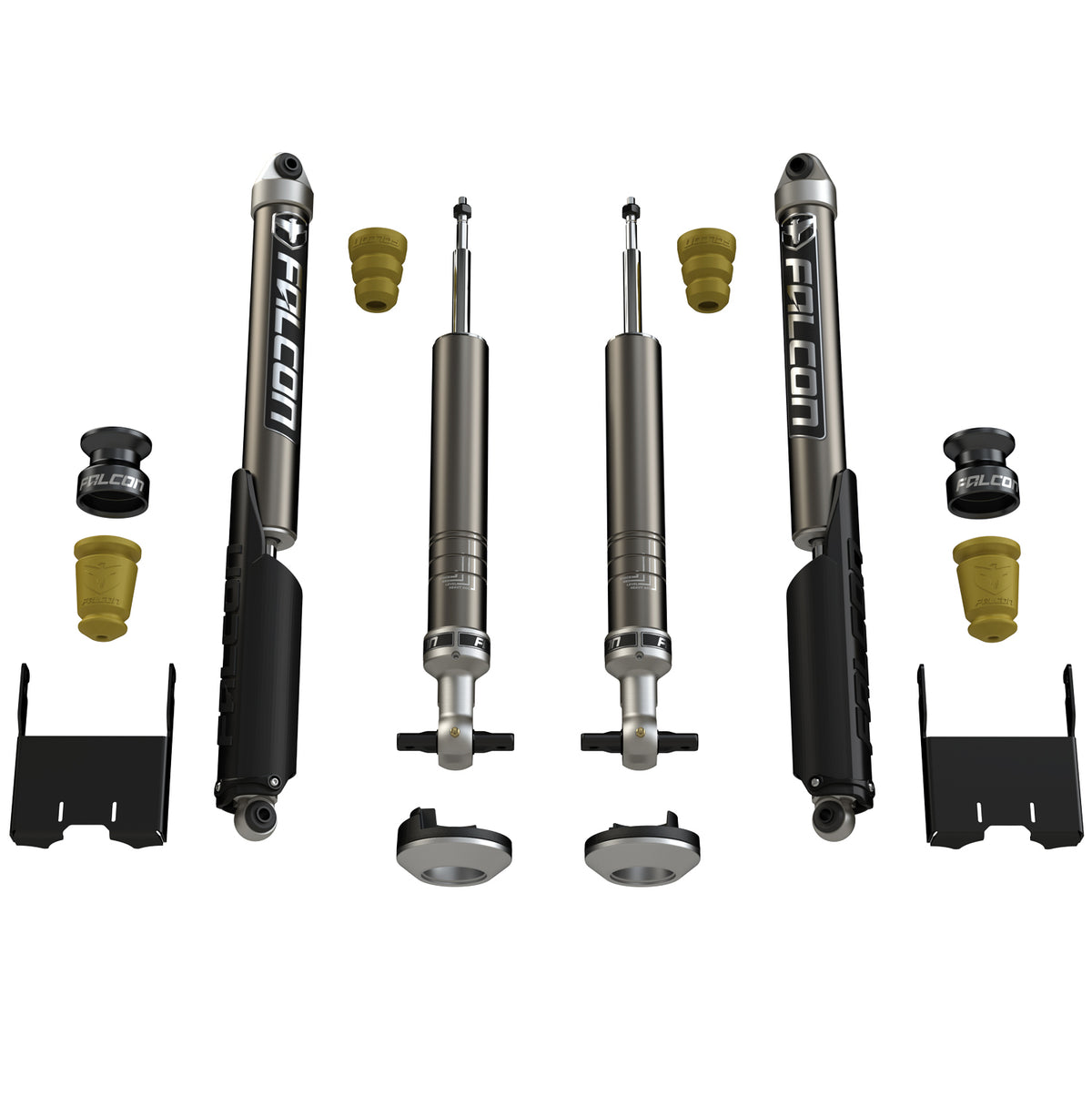 2015+ Ford F-150 2.25 Inch Sport Shock Leveling System Falcon Shocks