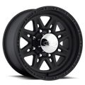 Raceline 892 Renegade 16x8in / 8x165.1 BP / 0mm Offset / 130.81mm Bore - Satin Black Wheel