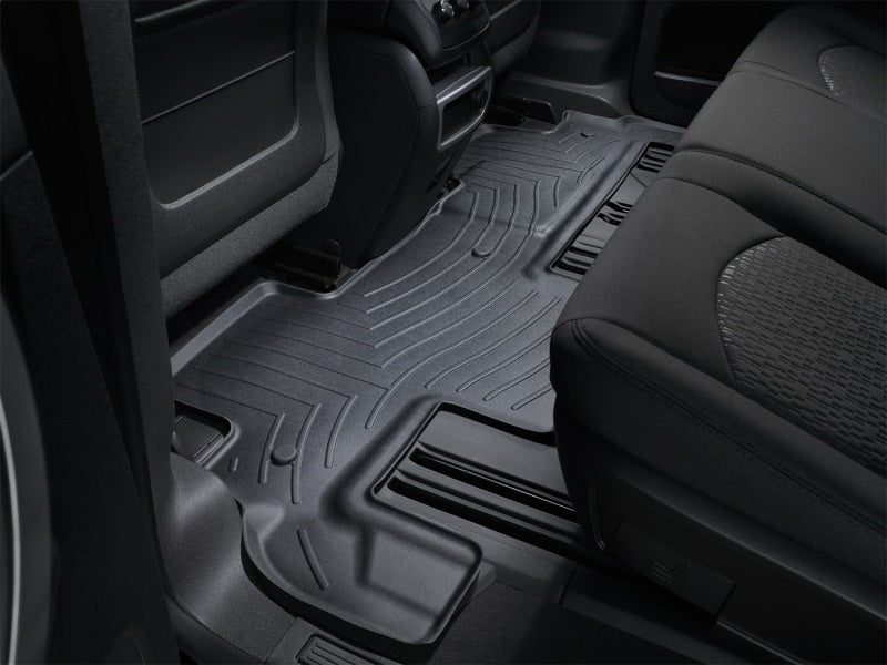 WeatherTech 07+ GMC Acadia Rear FloorLiner - Black