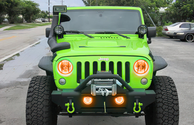 Oracle Jeep Wrangler 07-17 Halo Kit - ColorSHIFT w/ BC1 Controller