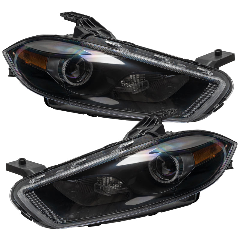 Oracle 13-16 Dodge Dart SMD HL - Black - Halogen - ColorSHIFT w/ 2.0 Controller