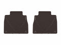 WeatherTech 20-25 Mercedes-Benz AMG GLS 63 SUV 2nd Row Rear All-Weather Floor Mats - Cocoa