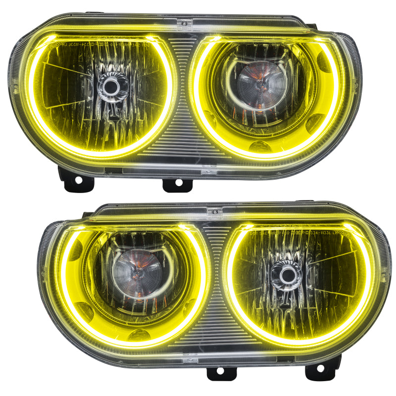 Oracle 08-14 Dodge Challenger SMD HL (Non-HID) - ColorSHIFT w/o Controller