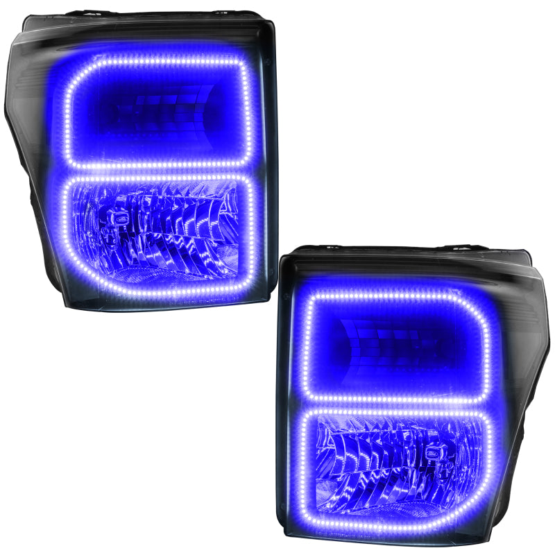 Oracle 11-16 Ford F250/350 LED HL - Black - ColorSHIFT