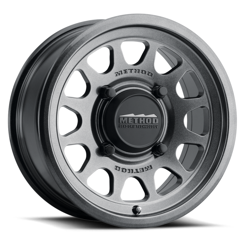Aluminum Wheels 15x10 MR414 Bead Grip UTV Graphite GY Method