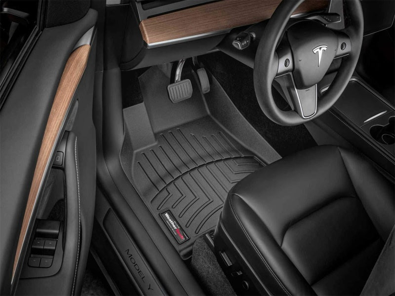 WeatherTech 2021 Tesla Model Y Front FloorLiner - Black