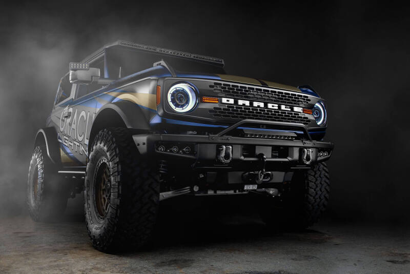 Oracle 2021+ Ford Bronco Oculus Bi-LED Projector Headlights - ColorSHIFT LED