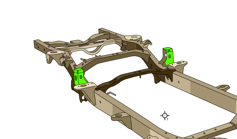 Rust Buster 09-24 RAM 1500 Forward Bed Mount - Right