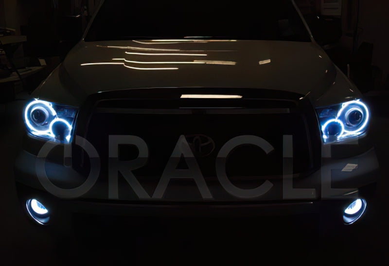 Oracle Toyota Tundra 07-13 LED Fog Halo Kit - White