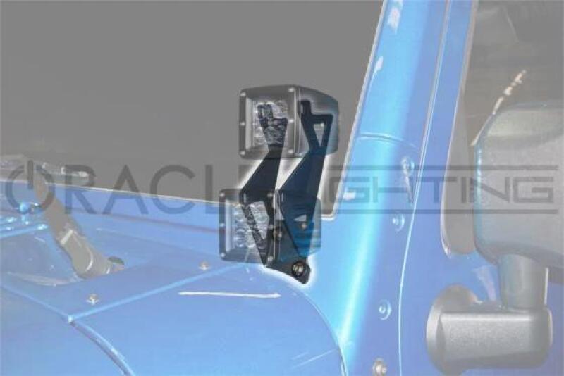 Oracle Jeep JK Dual Mounting Pillar Brackets (Pair)