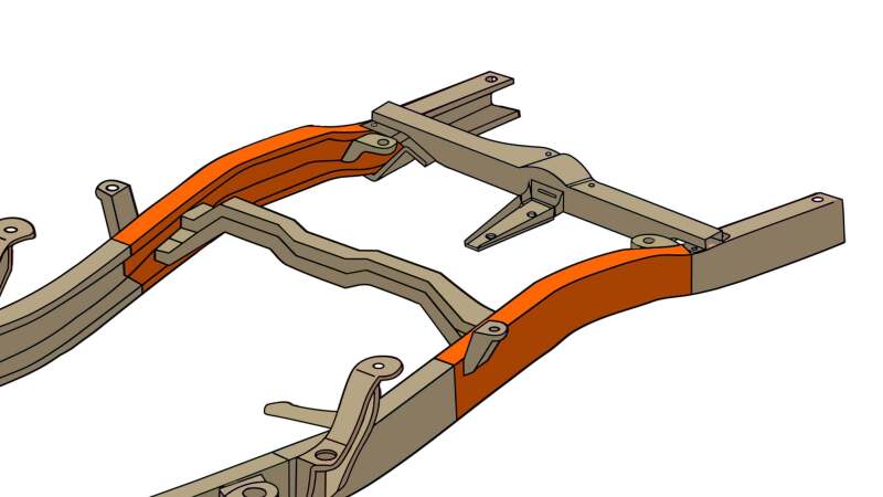 Rust Buster Over Axle Frame Section Right Side
