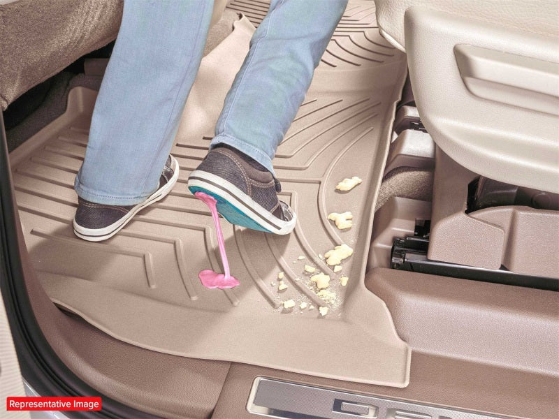 WeatherTech 20-24 Buick Encore GX Rear FloorLiner HP - Cocoa (AWD Only)