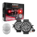XK Glow Motorcycle Rear LED Turn Signal Kit - 1156 Flat Style Clear Lenses