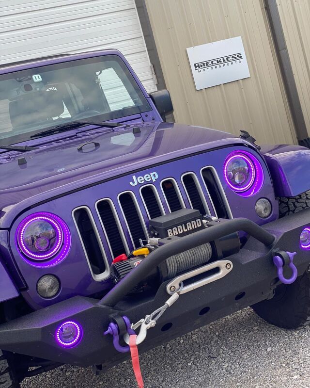 Oracle Jeep Wrangler 07-17 LED Fog Light Kit - ColorSHIFT