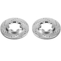 Power Stop 85-86 Nissan 720 Front Evolution Drilled & Slotted Rotors - Pair