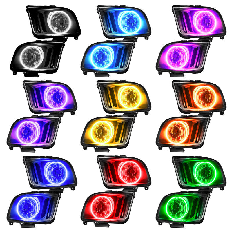 Oracle Ford Mustang 05-09 Halo Kit - ColorSHIFT w/ BC1 Controller