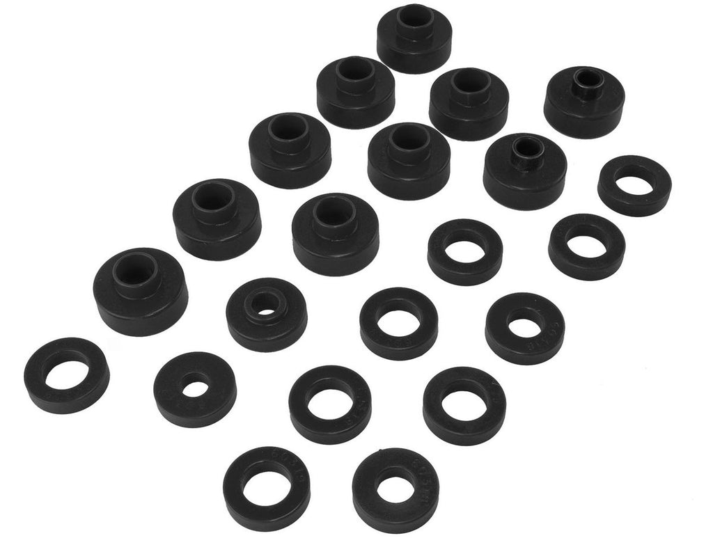 Body Mount Kit Black 76-79 Jeep CJ5/CJ7 Rugged Ridge