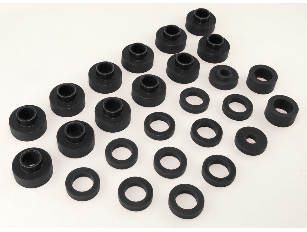 Body Mount Kit Black 81-86 Jeep CJ8 Rugged Ridge
