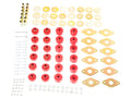 Body Mount Kit Poly 12 Bushing 07-18 Wrangler Unlimited JKU 4 Door Rugged Ridge