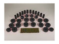 Suspension Bushing Kit Polyurethane Black 55-75 Jeep CJ5/CJ7 Rugged Ridge