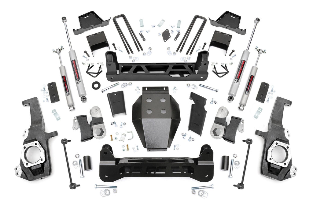 7 Inch Lift Kit NTD Silverado/Sierra 2500HD/3500HD 4WD (20-26) Rough Country