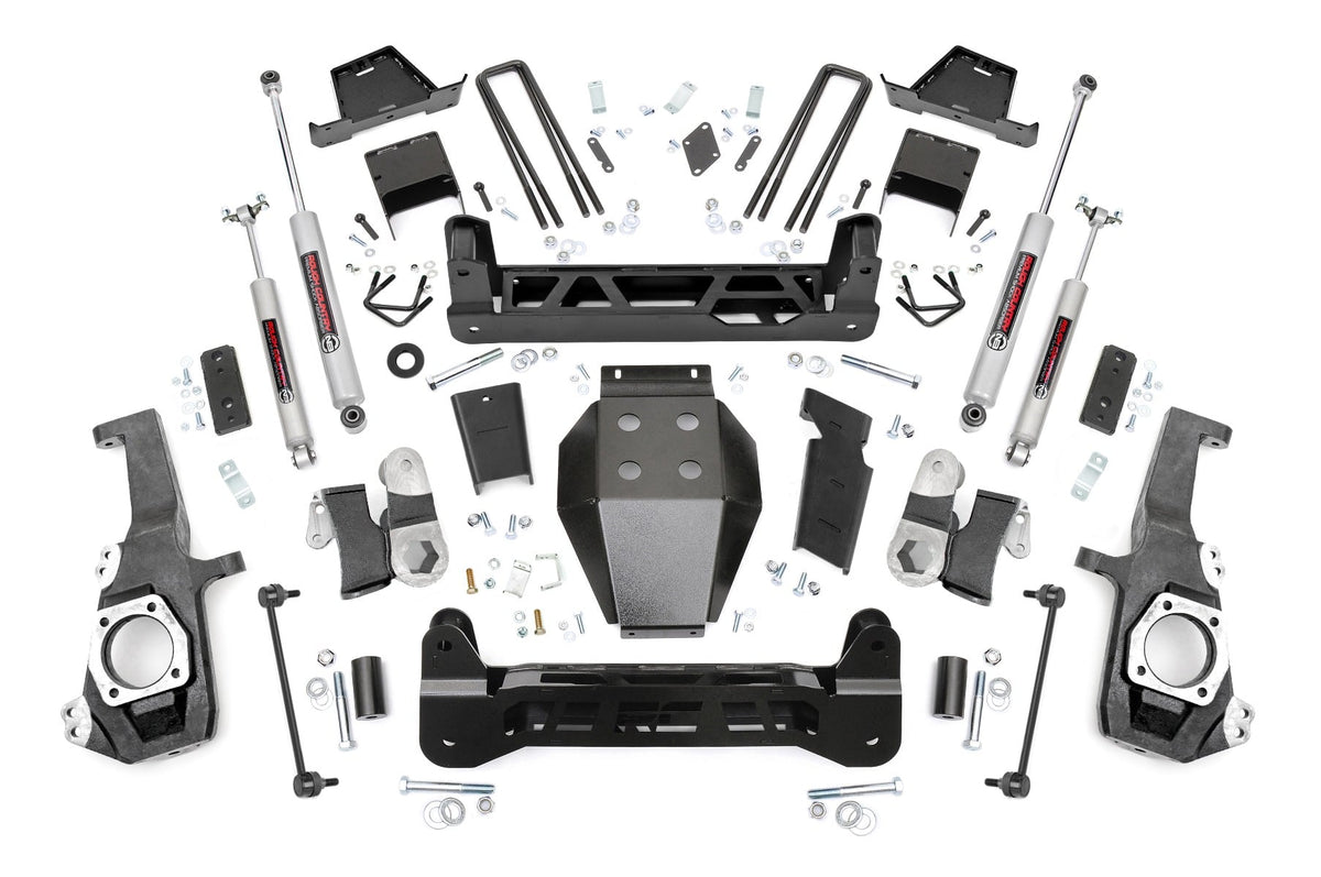 7 Inch Lift Kit NTD Silverado/Sierra 2500HD/3500HD 4WD (20-26) Rough Country