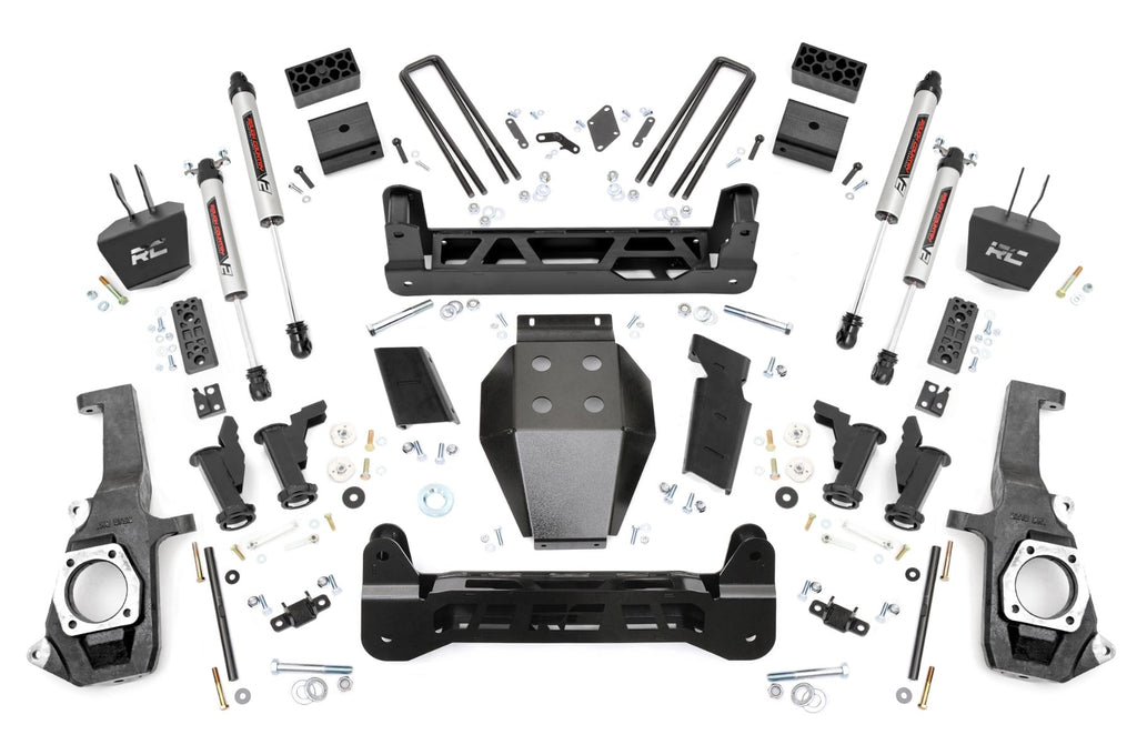 5 Inch Lift Kit Torsion Drop V2 Silverado/Sierra 2500HD/3500HD (11-19) Rough Country