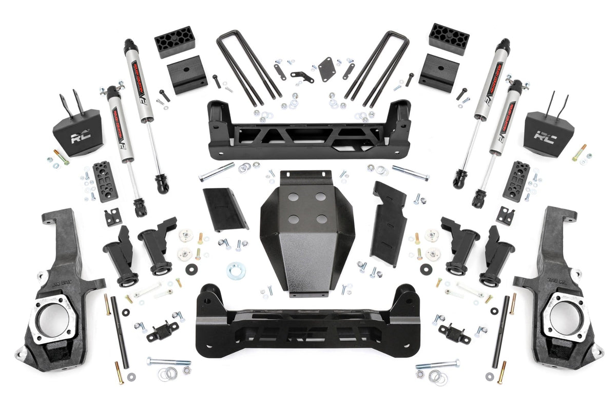 5 Inch Lift Kit Torsion Drop V2 Silverado/Sierra 2500HD/3500HD (11-19) Rough Country