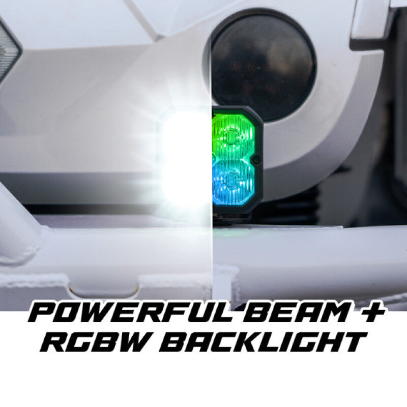 XKGlow XKmax RGBW Addressable Cube Light - Fog Beam