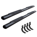 4 Inch 1000 Series SideSteps & Bracket Kit Textured Black 2007-2018 Silverado/Sierra 1500/2500 HD/3500 HD Go Rhino