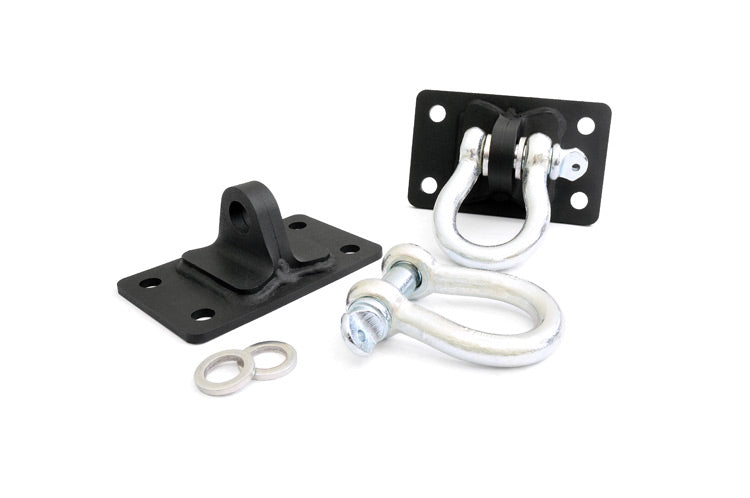 D Ring Shackles and Mounts Stubby Winch Bumpers Jeep Wrangler JK/Wrangler Unlimited (07-18) Rough Country