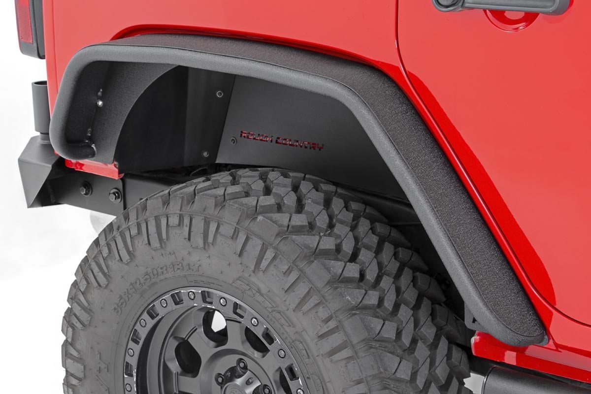 Fender Flare Steel Rear Jeep Wrangler JK/Wrangler Unlimited (2007-2018) Rough Country