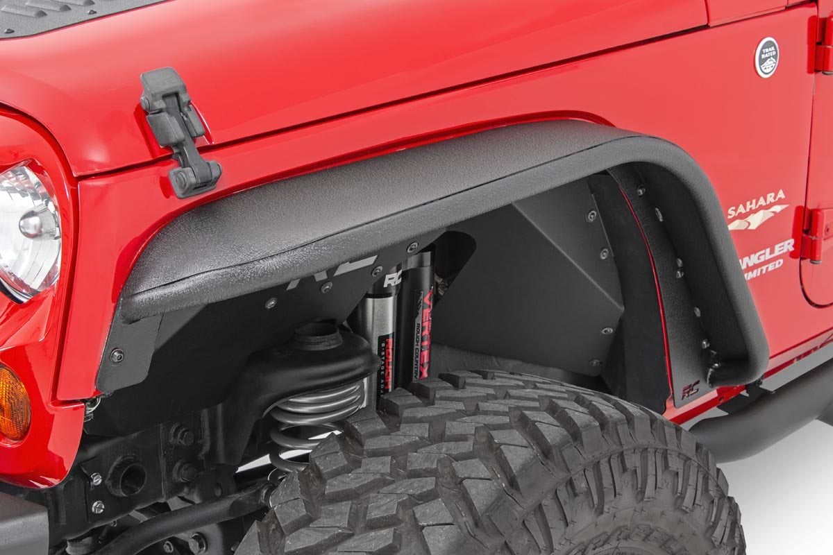 Fender Flare Steel FR & RR Jeep Wrangler JK/Wrangler Unlimited (07-18) Rough Country