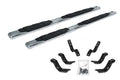 5 Inch 1000 Series Side Steps with Mounting Brackets Kit Polished Stainless Steel 2017-2026 Ford F-250/F-350 Go Rhino