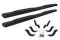 5 Inch 1000 Series Side Steps with Mounting Brackets Kit Textured Black 2005-2026 Nissan Frontier Go Rhino