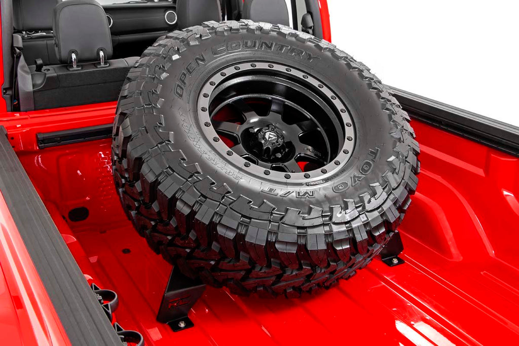 Bed Mounted Tire Carrier 20-Up Jeep Gladiator Rough Country